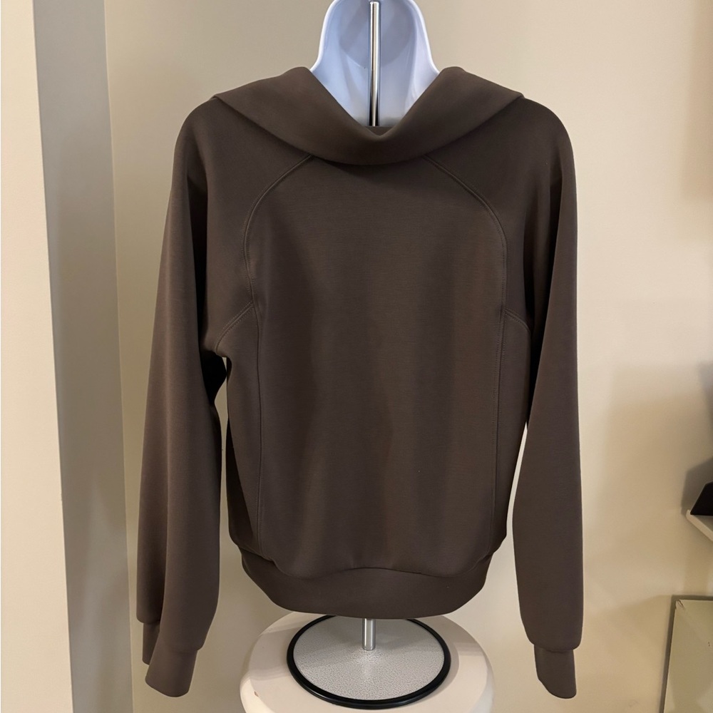 Brown Half-Zip Pullover - Picture 2 of 2